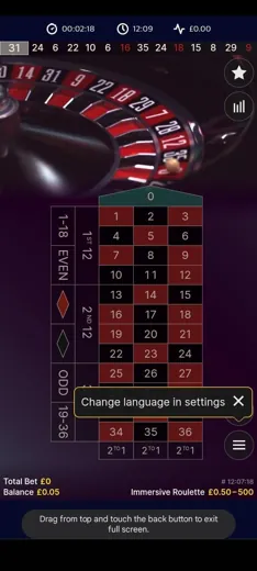 Immersive Roulette